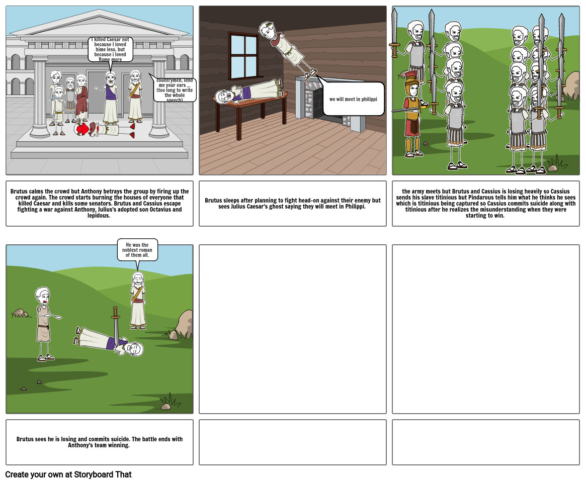 Julius Caesar 2 Storyboard By Cd4a8888