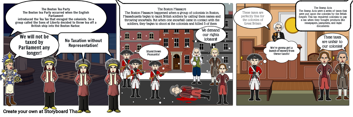 Social Studies American Revolution Project