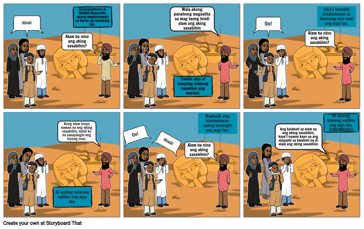 Mullah Nassreddin Storyboard by cdee3f8a
