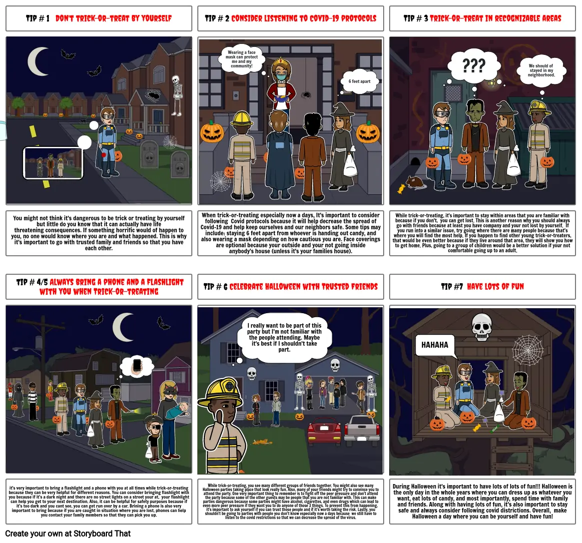 Trick-or-treating safety tips