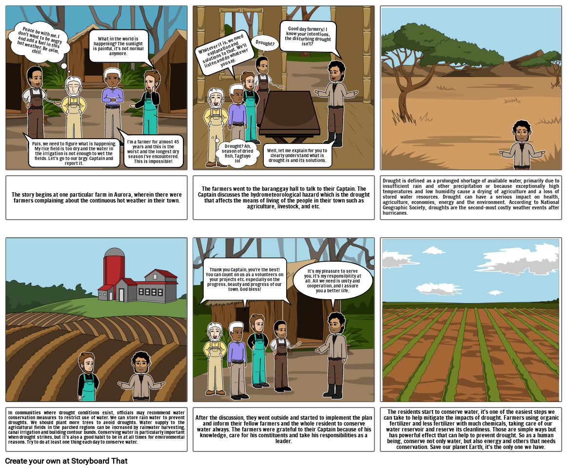 Comic Strip: Drought Storyboard por ce38883d