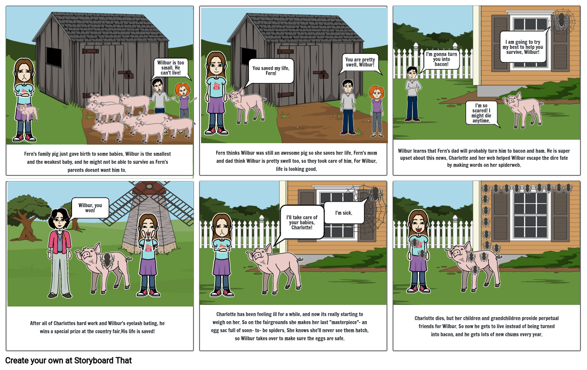 Charlotte's Web Storyboard Par Ce38f994