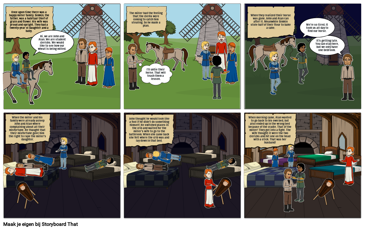 The Reeve's tale Storyboard by cecile6171