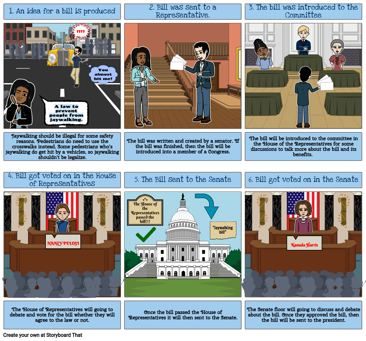 how-a-bill-becomes-a-law-storyboard-by-cf4c0c76