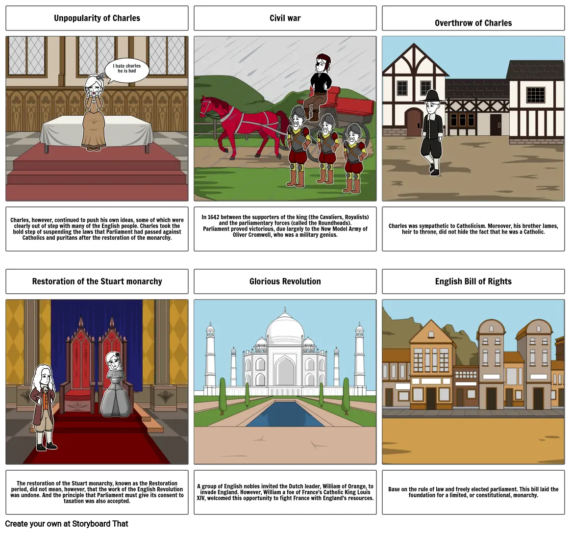 English Civil War Storyboard Par Cf7930a1 