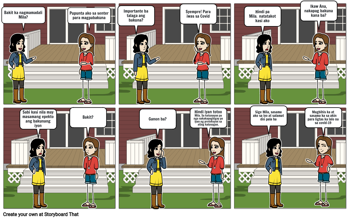 Komik strip tungkol sa Covid19 Storyboard by cheska47459