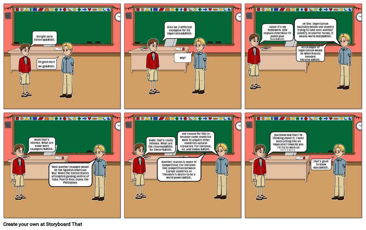 Imperialism Storyboard By Chikkala
