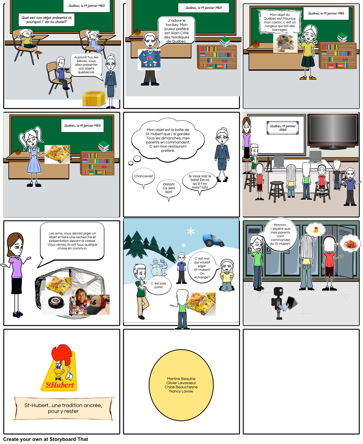 Publicité et Culture Storyboard by chocomartinie