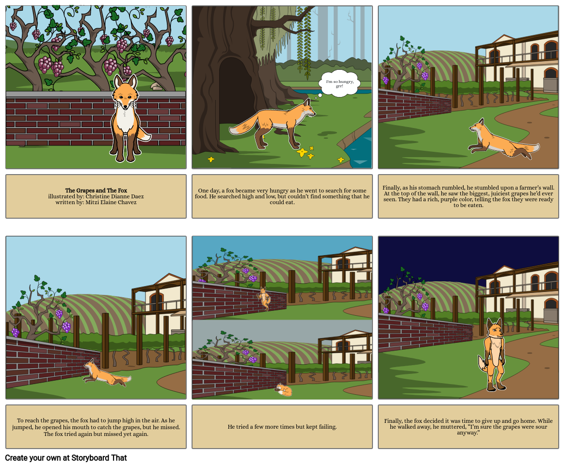 the-grapes-and-the-fox-storyboard-by-christine88140