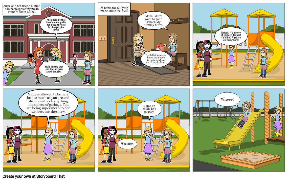 Bullying comic strip 2