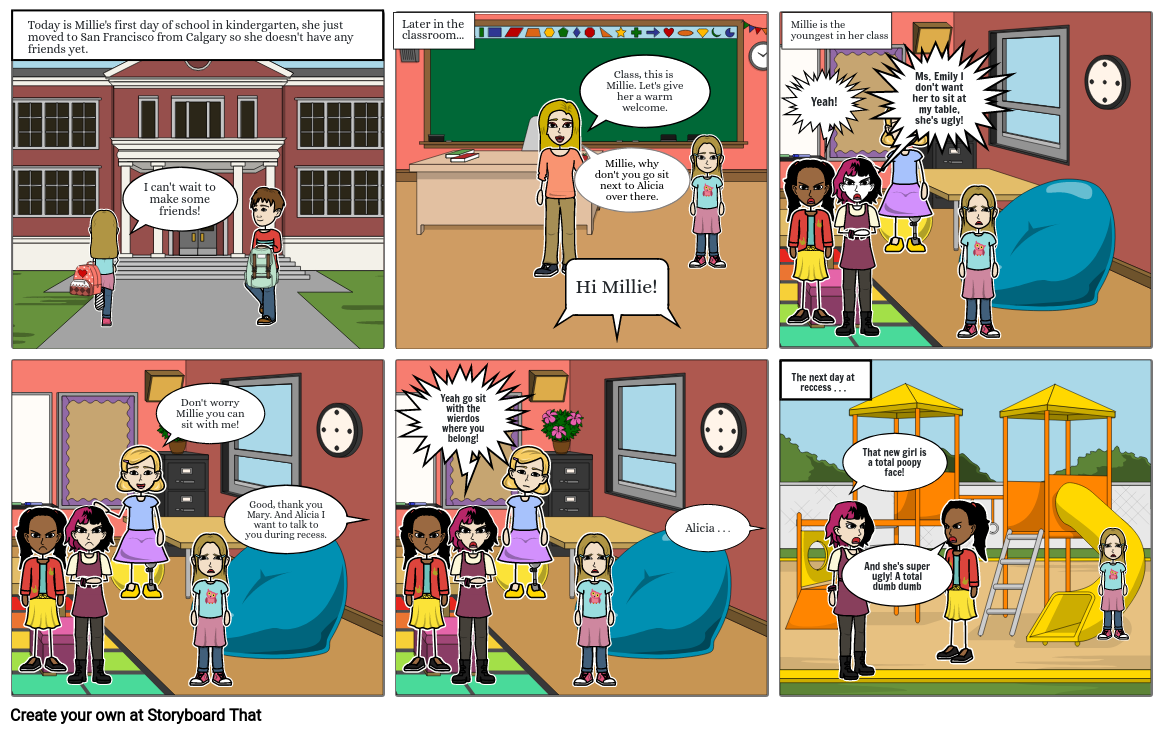 Comic Sobre El Bullying Storyboard By F9b30557 - vrogue.co