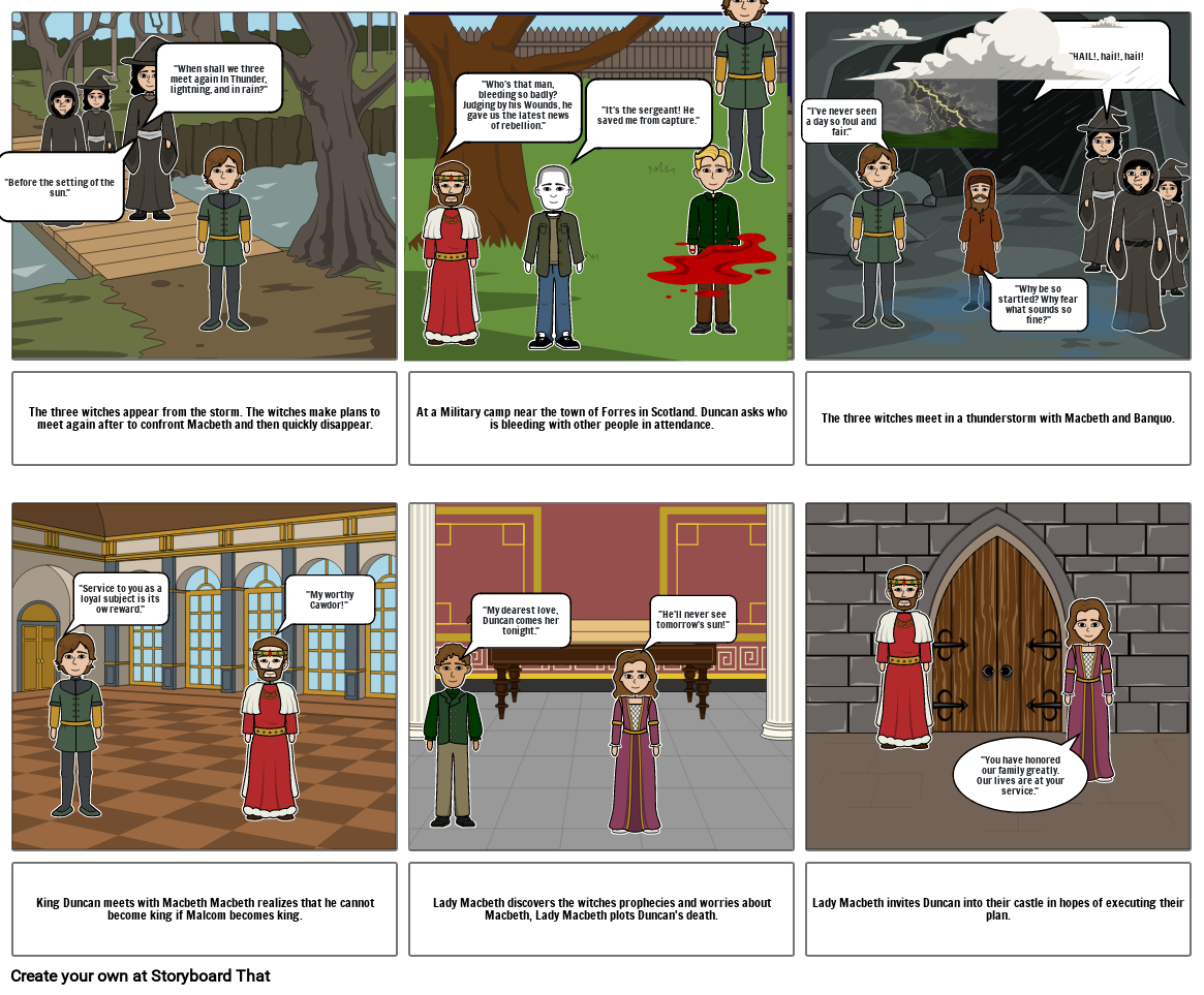 macbeth Storyboard by cjeffords2030