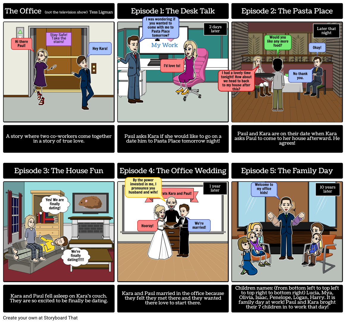 The Office (not the television show) Storyboard