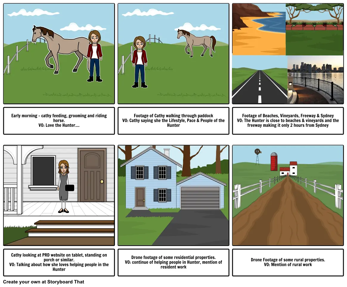 Cathy Cattell - Storyboard Part 1