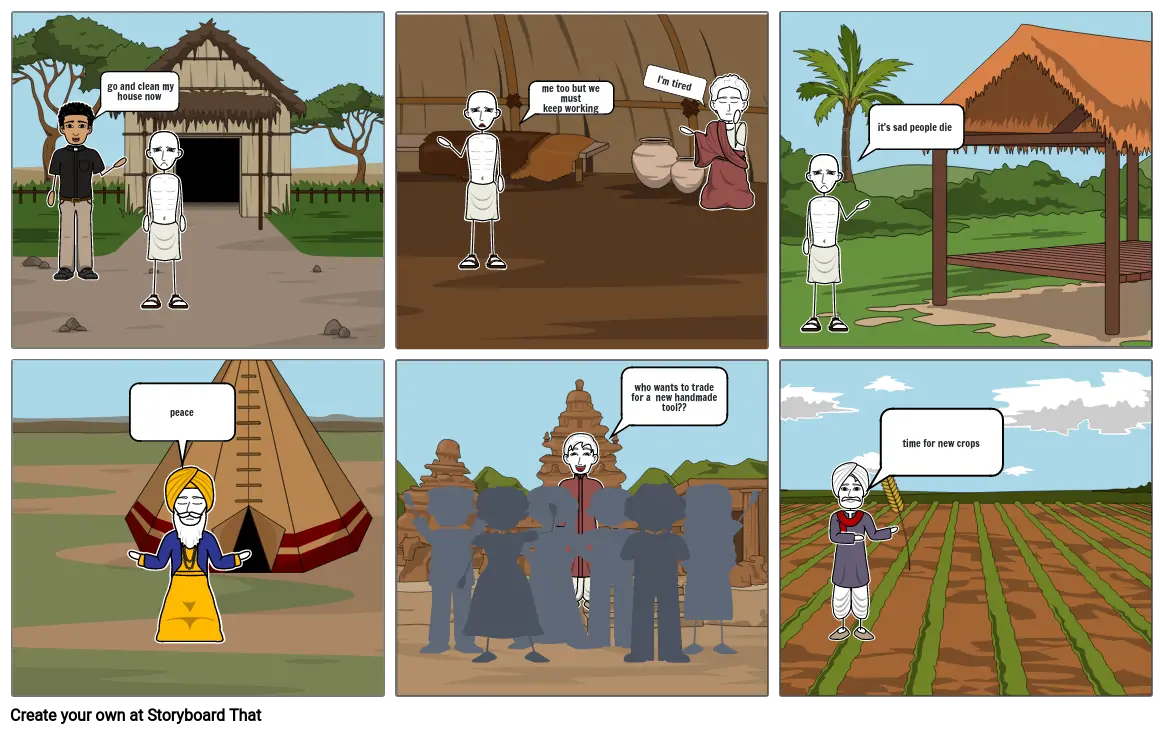 Ancient India Storyboard
