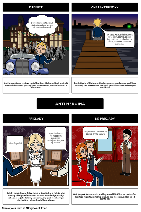 Jay Gatsby Jako Antihrdina