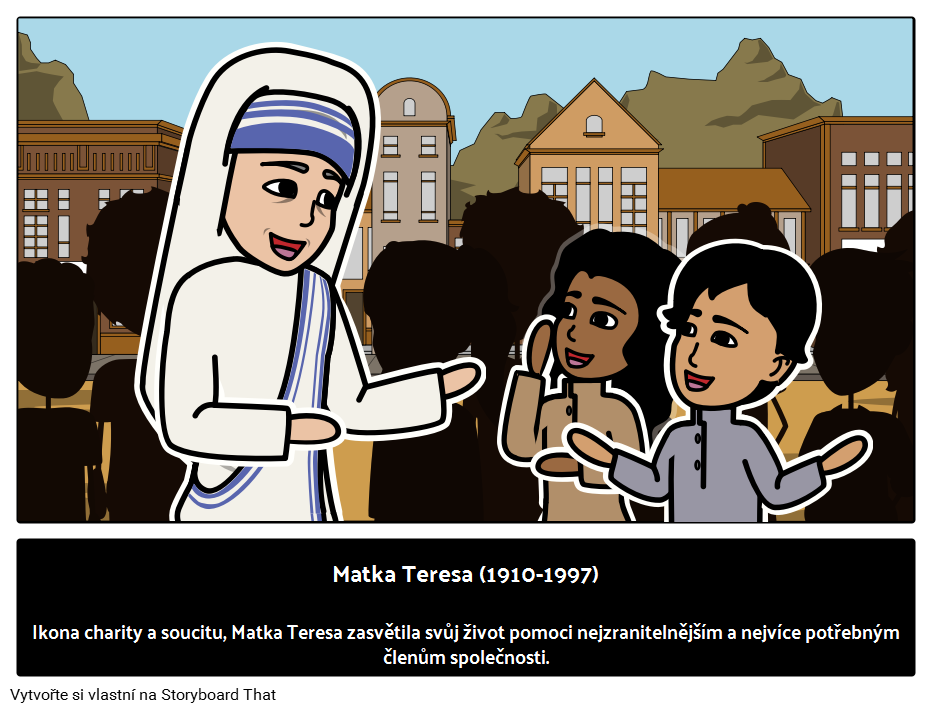 Matka Tereza Storyboard By Cs Examples