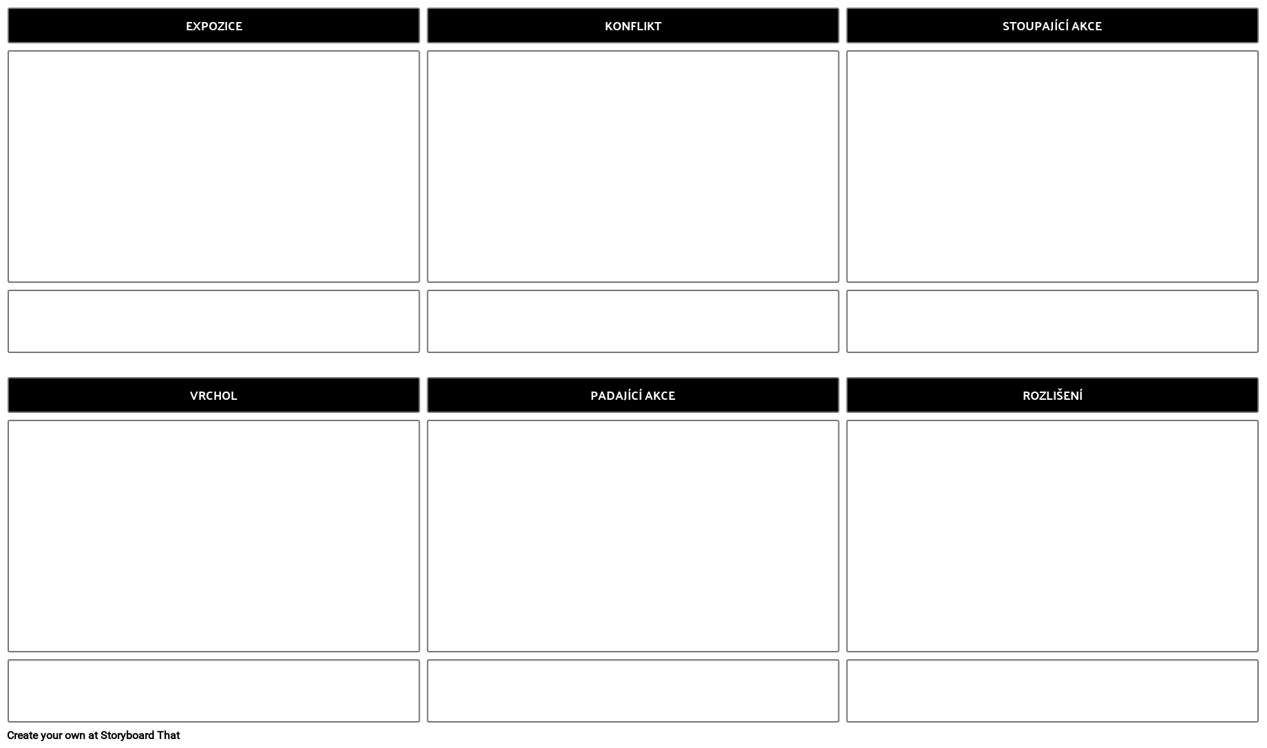 Plot ablona Diagram 16x9 Storyboard Von Cs examples