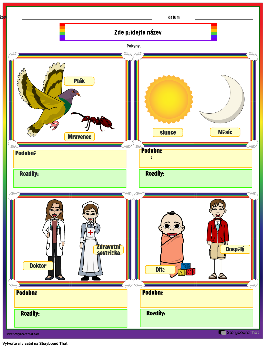 pracovn-list-alike-and-differences-storyboard