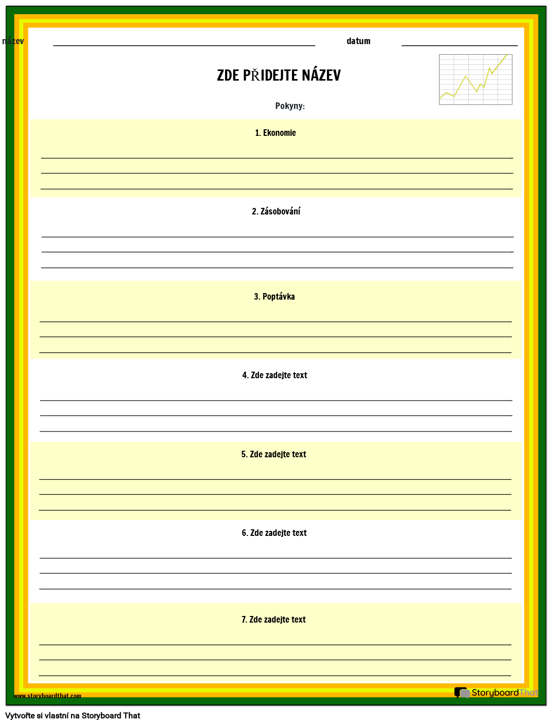Pracovní List Ekonomických Termínů Storyboard o cs-examples