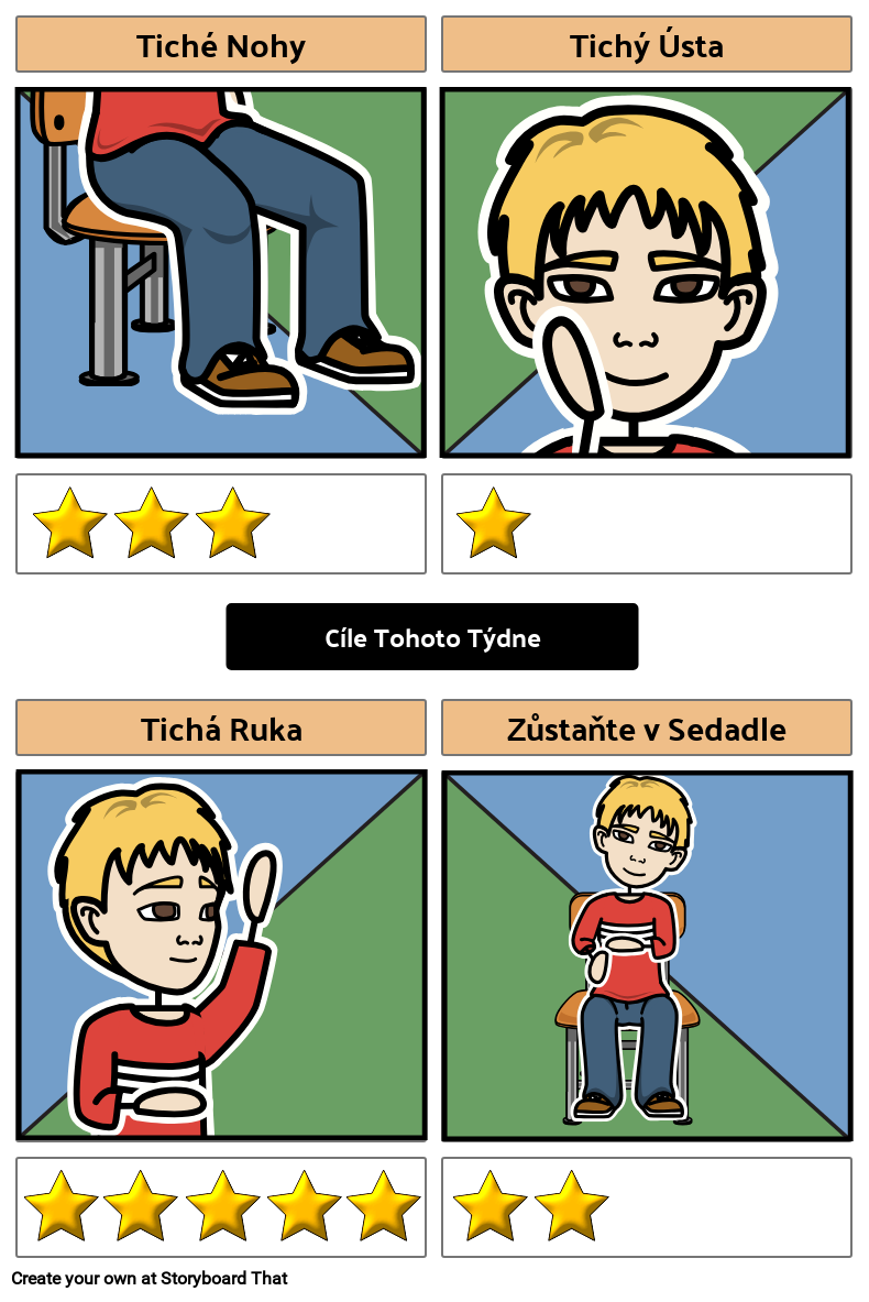 Příklad Digital Behavior Chart Storyboard by cs-examples