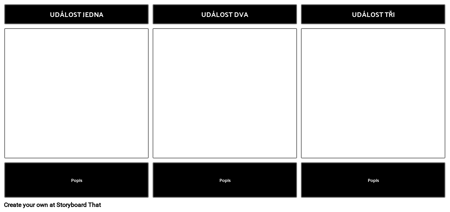 Sled Událostí Šablony