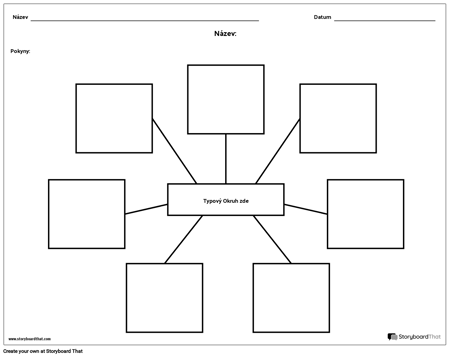 Vytvořit Spider Map Worksheets Tisknutelné Grafické Organizátory
