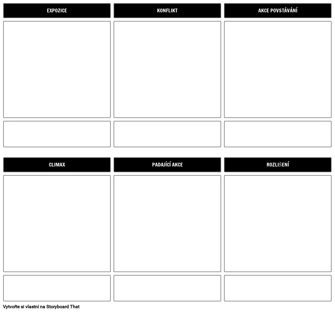 Story Outline Storyboard Šablona