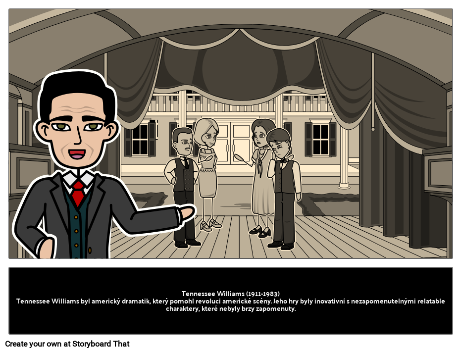 Kdo byl Tennessee Williams? Storyboard por cs-examples