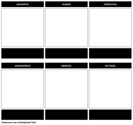 Tragic Hero Template Blank
