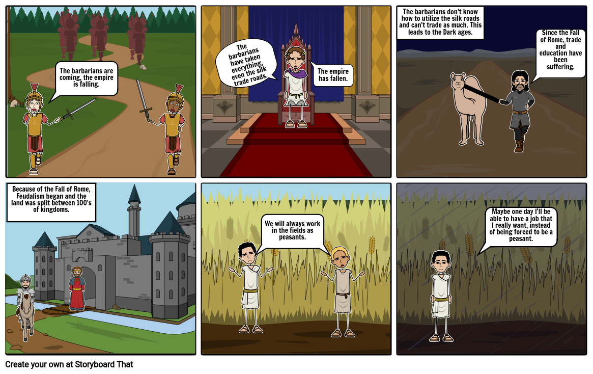 Fall of Rome Storyboard by ctamps