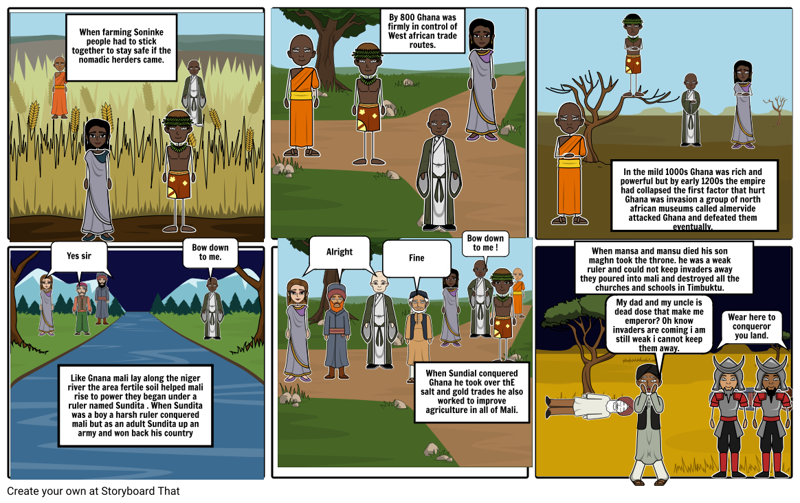 African Empires Storyboard by ctukes