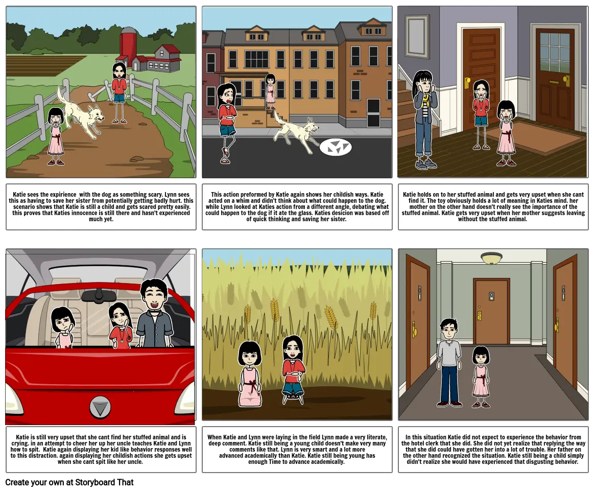 English story board