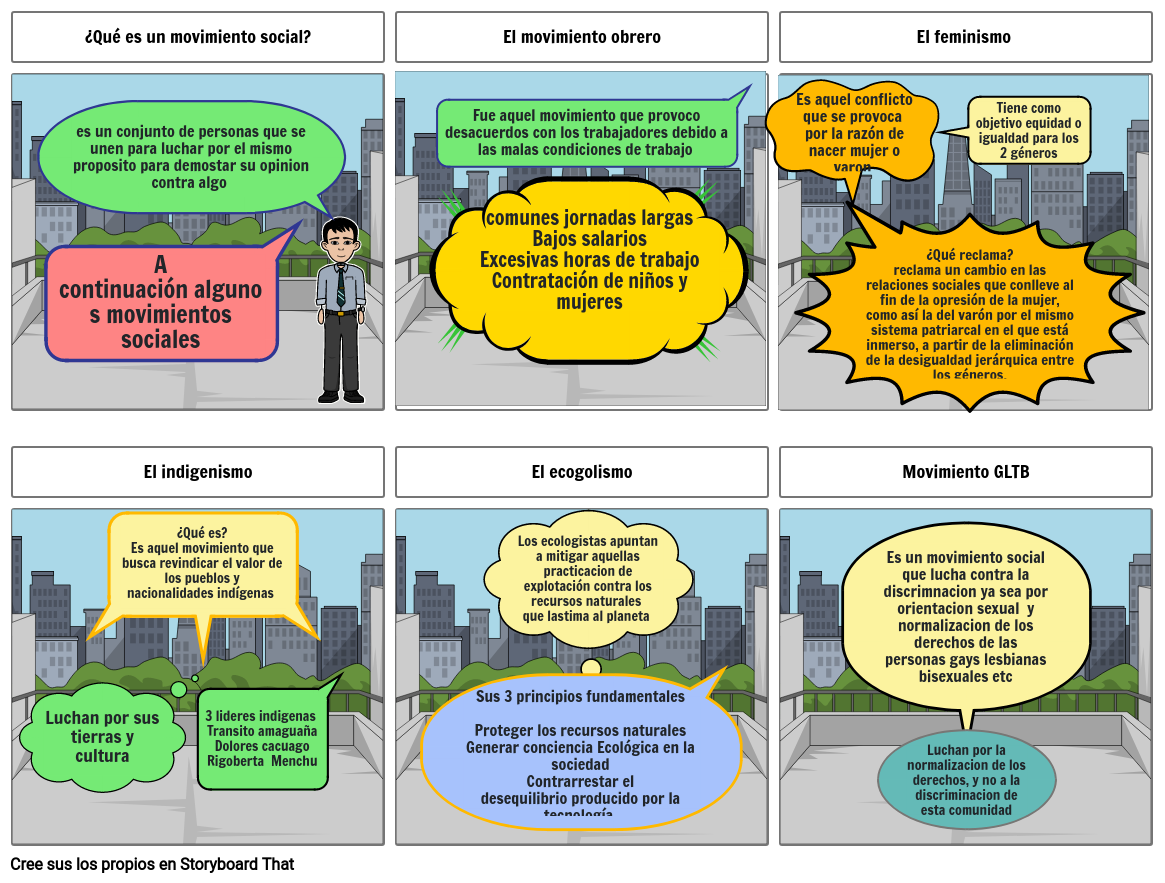 movimientos sociales