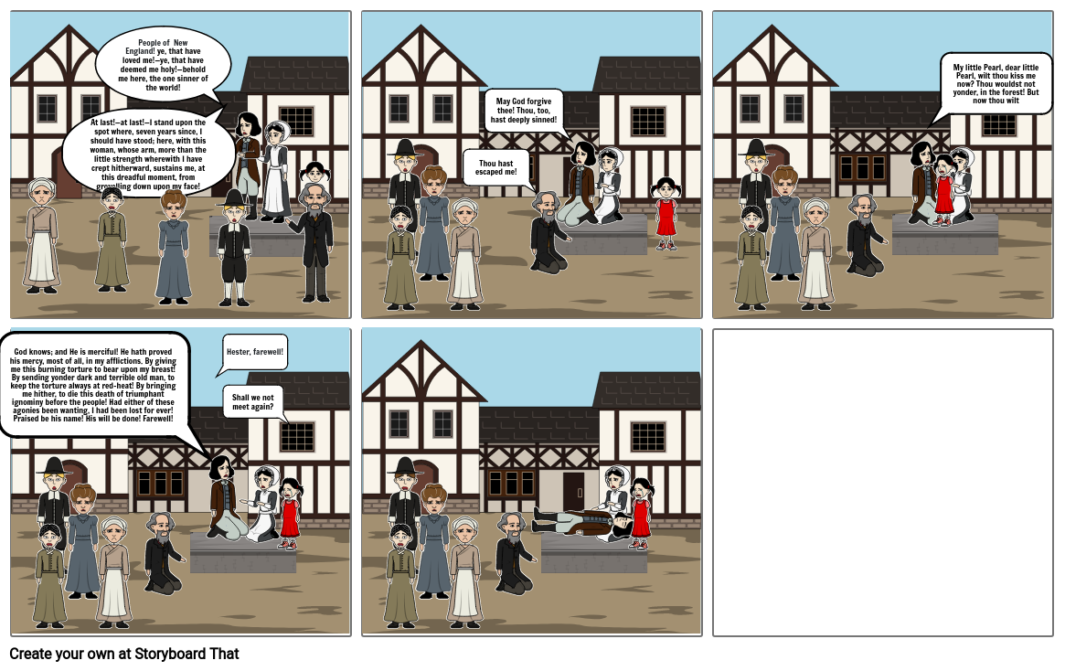 The scarlet letter ending Storyboard by d0581069