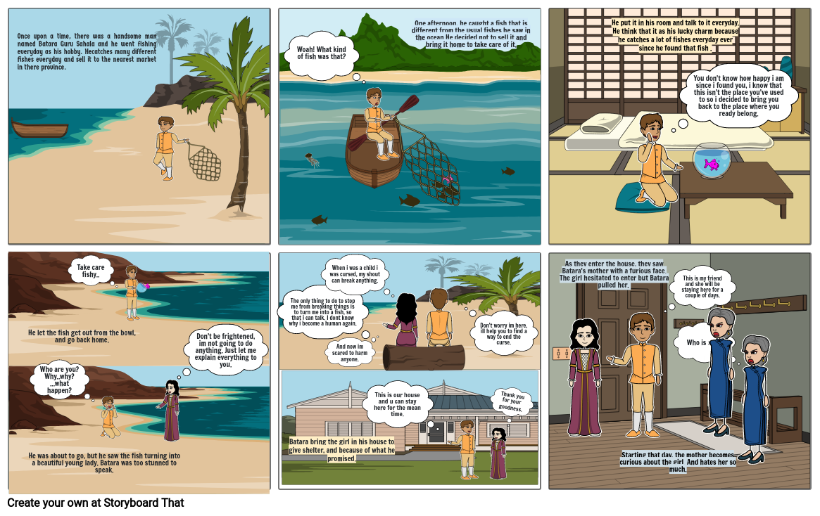 The Legend of Lake Toba Storyboard by d0f01890