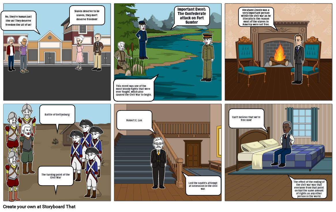 The Civil War Storyboard By D11fb034