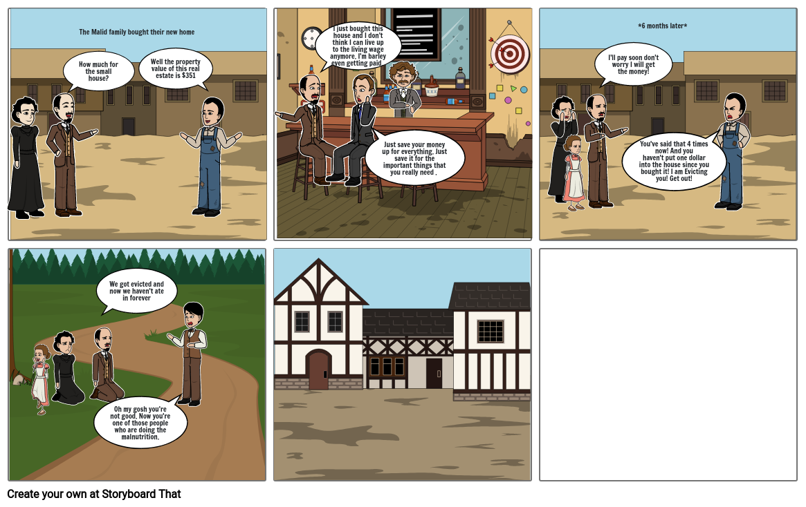 Great Depression story board Storyboard by d1203b5d