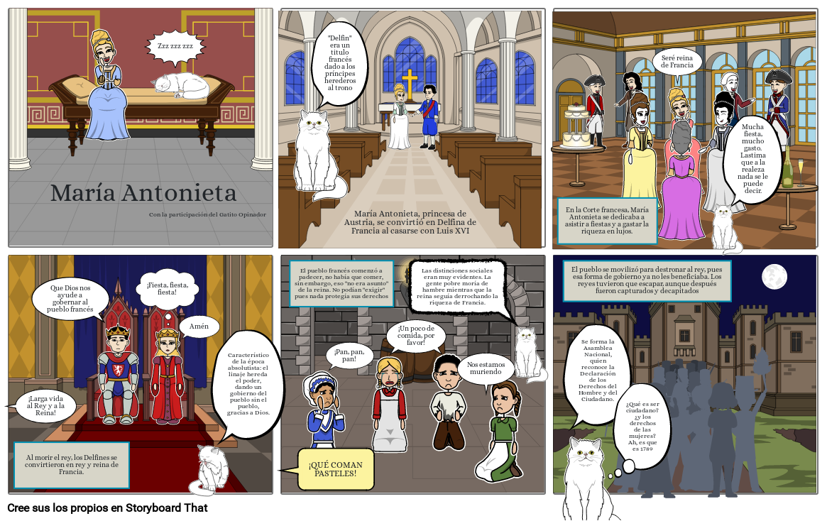 María Antonieta Storyboard by d1bbf782