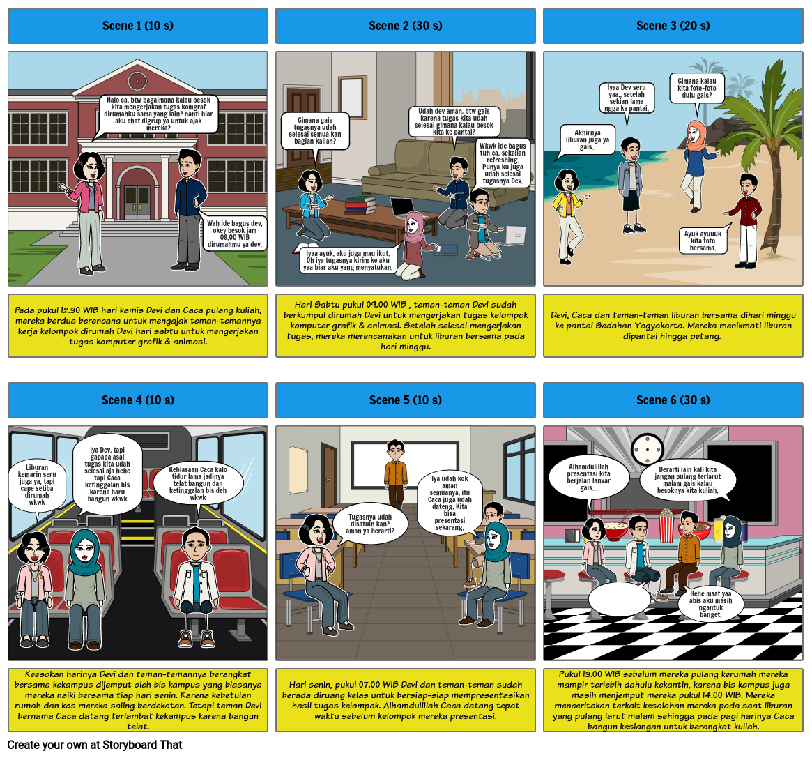 UTS Komputer Grafik & Animasi Storyboard von d1c2e4c3