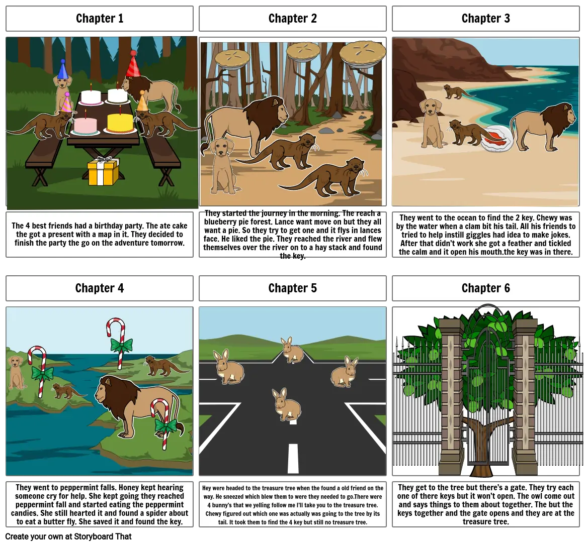 The treasure tree Storyboard by d1d72133