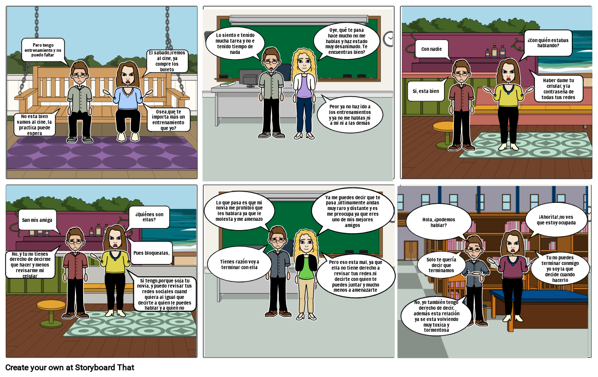 violencia en el noviazgo Storyboard by d221786c