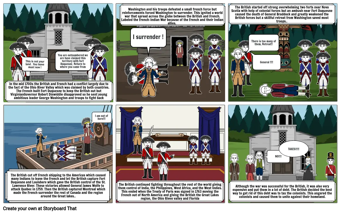 The French and Indian War Comic