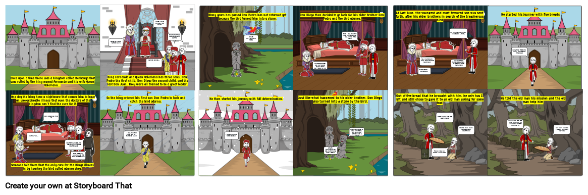 ibong adarna Storyboard por d2afd6fd