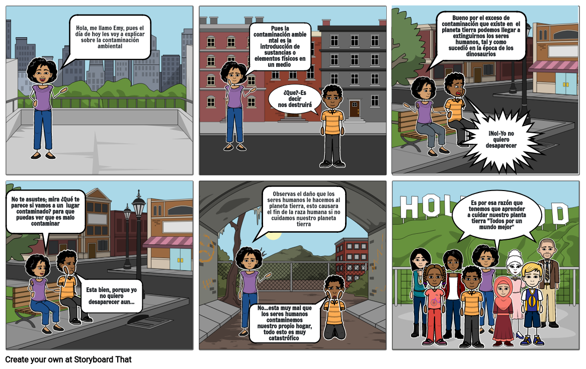 La Contaminacion Ambiental Storyboard By D301ceb3