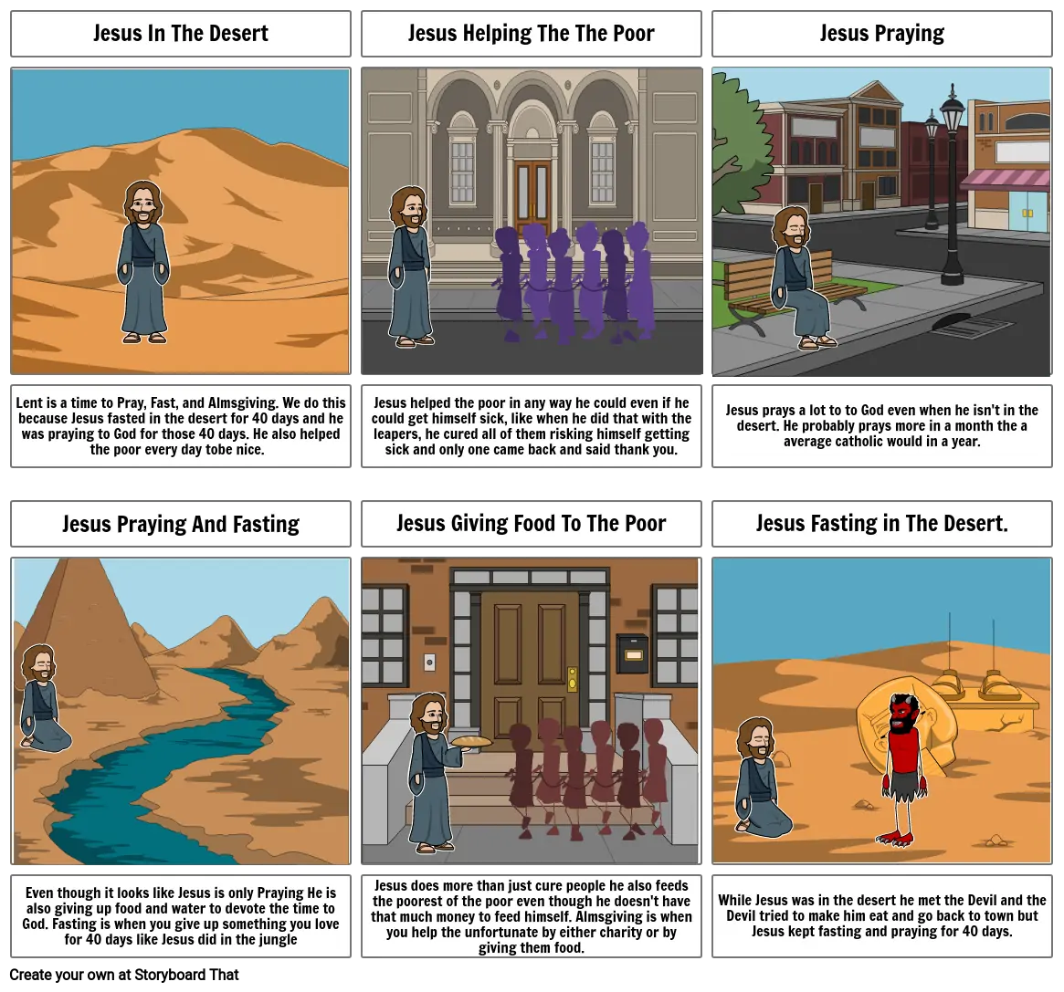 Lent Storyboard