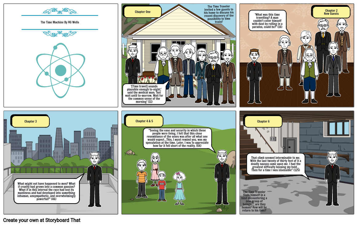 IGE3200_TheTimeMachine Storyboard por d32f3440