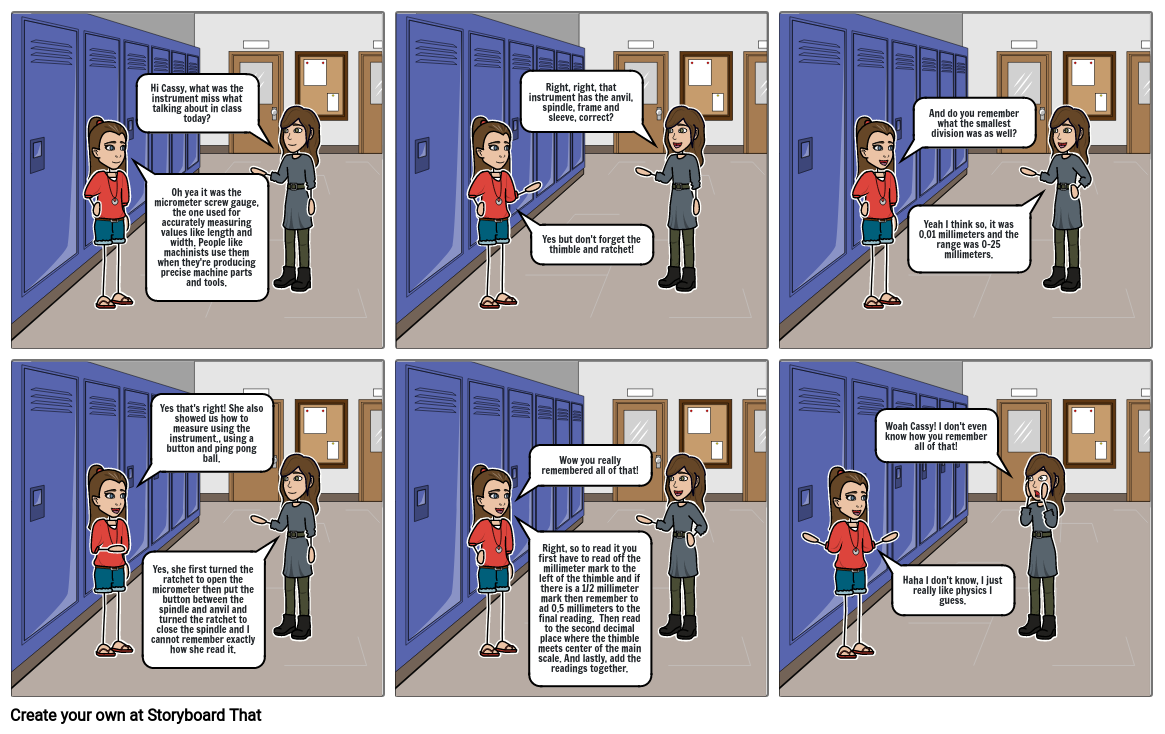 physics micrometer screw gauge Storyboard by d33e4765