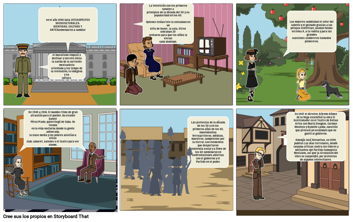 Historieta sobre Aspectos Socioculturales