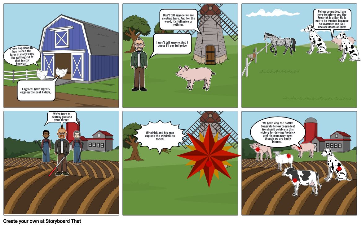 Animal Farm Chapter 8 (Gabby Fulmer)